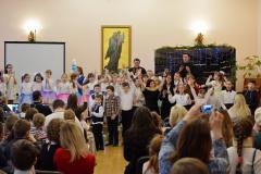 Святочнай праграмай "Падарунак Хрысту" адзначылі Божае Нараджэнне ў нядзельнай школе Пакроўскага сабора