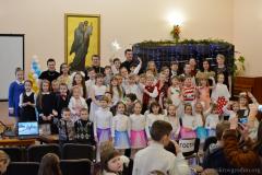 Святочнай праграмай "Падарунак Хрысту" адзначылі Божае Нараджэнне ў нядзельнай школе Пакроўскага сабора