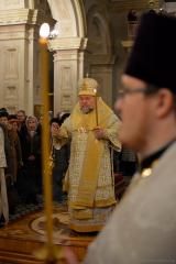 В канун праздника Крещения Господня архиепископ Артемий совершил всенощное бдение в кафедральном соборе города Гродно