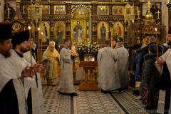 В канун праздника Крещения Господня архиепископ Артемий совершил всенощное бдение в кафедральном соборе города Гродно