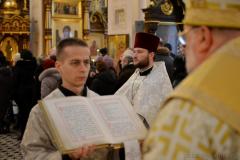 В день Крещения Господня архиепископ Артемий возглавил праздничное богослужение в Покровском соборе