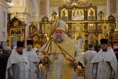 В день Крещения Господня архиепископ Артемий возглавил праздничное богослужение в Покровском соборе