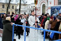 В день Крещения Господня архиепископ Артемий возглавил праздничное богослужение в Покровском соборе