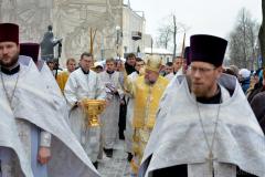 В день Крещения Господня архиепископ Артемий возглавил праздничное богослужение в Покровском соборе