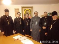 В Мостовском благочинии обсудили вопросы проведения мероприятий, посвященных памяти митрополита Иосифа (Семашко)
