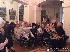 ​В храме святителя Луки состоялась лекция Натальи Волкович на тему «Мировоззрение русского религиозного философа А.С. Хомякова»