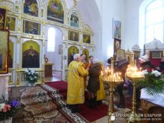 В храме Собора Белорусских Святых а.г. Верейки состоялось богослужение духовенства Волковысского благочиния