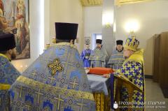 В Неделю сыропустную архиепископ Артемий совершил литургию в малом храме великомученика Пантелеимона города Гродно