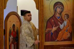 Архиепископ Артемий совершил чин освящения храма в честь Августовской иконы Божией Матери