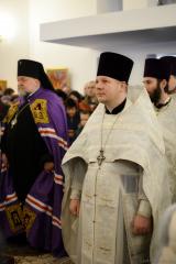 Архиепископ Артемий совершил чин освящения храма в честь Августовской иконы Божией Матери