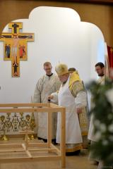 Архиепископ Артемий совершил чин освящения храма в честь Августовской иконы Божией Матери