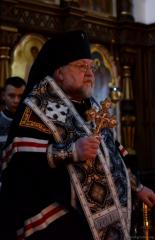 В Неделю сыропустную Владыка Артемий возглавил вечерню с чином прощения в Покровском соборе