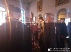 Архиепископ Артемий возглавил чтение Великого канона в Свято-Владимирской церкви города Гродно