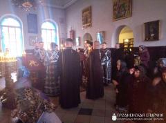 Архиепископ Артемий возглавил чтение Великого канона в Свято-Владимирской церкви города Гродно