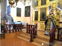 В храме святителя Николая поселка Берестовица состоялось соборное богослужение