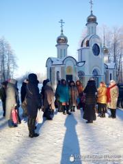 Прихожане храма агрогородка Обухово совершили паломничество в Свято-Елисеевский Лавришевский монастырь