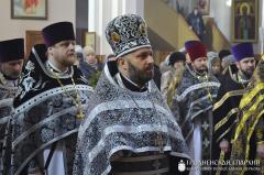 В пятницу первой седмицы Великого поста архиепископ Артемий совершил Литургию Преждеосвященных Даров в кафедральном соборе Волковыска