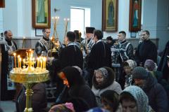 Высокопреосвященнейший Артемий возглавил чтение Великого канона в храме в честь Собора Всех Белорусских Святых