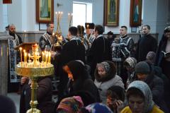 Высокопреосвященнейший Артемий возглавил чтение Великого канона в храме в честь Собора Всех Белорусских Святых