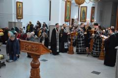 Высокопреосвященнейший Артемий возглавил чтение Великого канона в храме в честь Собора Всех Белорусских Святых
