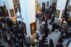 Высокопреосвященнейший Артемий возглавил чтение Великого канона в храме в честь Собора Всех Белорусских Святых