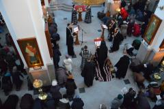 Высокопреосвященнейший Артемий возглавил чтение Великого канона в храме в честь Собора Всех Белорусских Святых