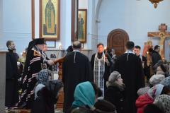 Высокопреосвященнейший Артемий возглавил чтение Великого канона в храме в честь Собора Всех Белорусских Святых