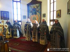 Соборное богослужение духовенства Мостовского благочиния