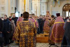 В Неделю 2-ю Великого поста архиепископ Артемий возглавил литургию в Покровском соборе