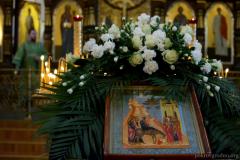 В канун праздника Входа Господня в Иерусалим архиепископ Артемий совершил всенощное бдение в кафедральном соборе Гродно