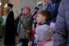 В канун праздника Входа Господня в Иерусалим архиепископ Артемий совершил всенощное бдение в кафедральном соборе Гродно