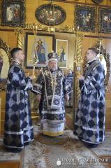 Архиепископ Артемий совершил Литургию Преждеосвященных Даров в храме пророка Ильи города Мосты Архиепископ Артемий совершил Литургию Преждеосвященных Даров в храме пророка Ильи города Мосты