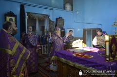 Архиепископ Артемий совершил Божественную литургию в храме Благовещения Пресвятой Богородицы деревни Житомля Архиепископ Артемий совершил Божественную литургию в храме Благовещения Пресвятой Богородицы деревни Житомля