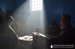 Архиепископ Артемий совершил Божественную литургию в храме Благовещения Пресвятой Богородицы деревни Житомля Архиепископ Артемий совершил Божественную литургию в храме Благовещения Пресвятой Богородицы деревни Житомля