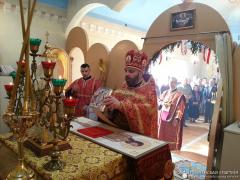 Архиепископ Артемий совершил литургию в малом храме в честь святой праведной Софии деревни Коробчицы