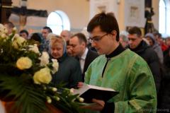 У дзень Уваходу Гасподняга ў Іерусалім архіепіскап Арцемій узначаліў літургію ў кафедральным саборы горада Гродна