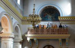 У Вялікі чацвер архіепіскап Арцемій узначаліў літургію ў кафедральным саборы Гродна