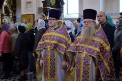 У Вялікі чацвер архіепіскап Арцемій узначаліў літургію ў кафедральным саборы Гродна