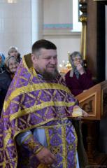 У Вялікі чацвер архіепіскап Арцемій узначаліў літургію ў кафедральным саборы Гродна