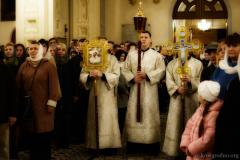 Архиепископ Артемий возглавил пасхальные богослужения в кафедральном соборе Гродно