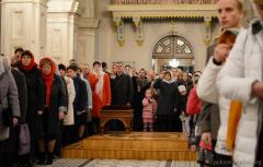 Архиепископ Артемий возглавил пасхальные богослужения в кафедральном соборе Гродно