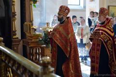 Архиепископ Артемий возглавил Пасхальную вечерню в кафедральном соборе Гродно