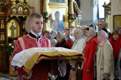 Архиепископ Артемий возглавил Пасхальную вечерню в кафедральном соборе Гродно