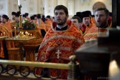 Архиепископ Артемий возглавил Пасхальную вечерню в кафедральном соборе Гродно