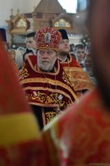 Архиепископ Артемий возглавил Пасхальную вечерню в кафедральном соборе Гродно