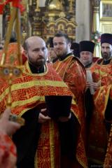 Архиепископ Артемий возглавил Пасхальную вечерню в кафедральном соборе Гродно