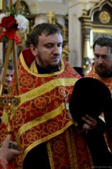 Архиепископ Артемий возглавил Пасхальную вечерню в кафедральном соборе Гродно