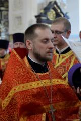 Архиепископ Артемий возглавил Пасхальную вечерню в кафедральном соборе Гродно