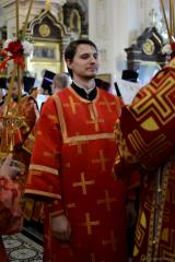 Архиепископ Артемий возглавил Пасхальную вечерню в кафедральном соборе Гродно