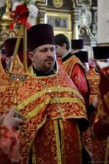 Архиепископ Артемий возглавил Пасхальную вечерню в кафедральном соборе Гродно